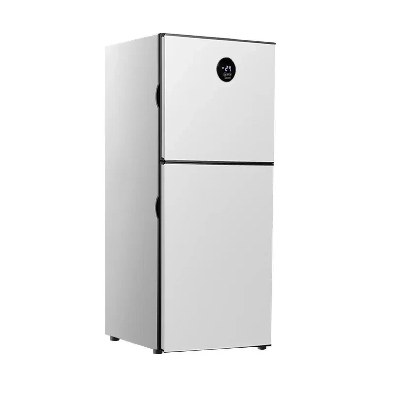 Household Kitchen Fridges Freezer Fresh Dual Purpose Refrigerator Double Doors Rental Room Energy Saving Small Mini Refrigerator 1
