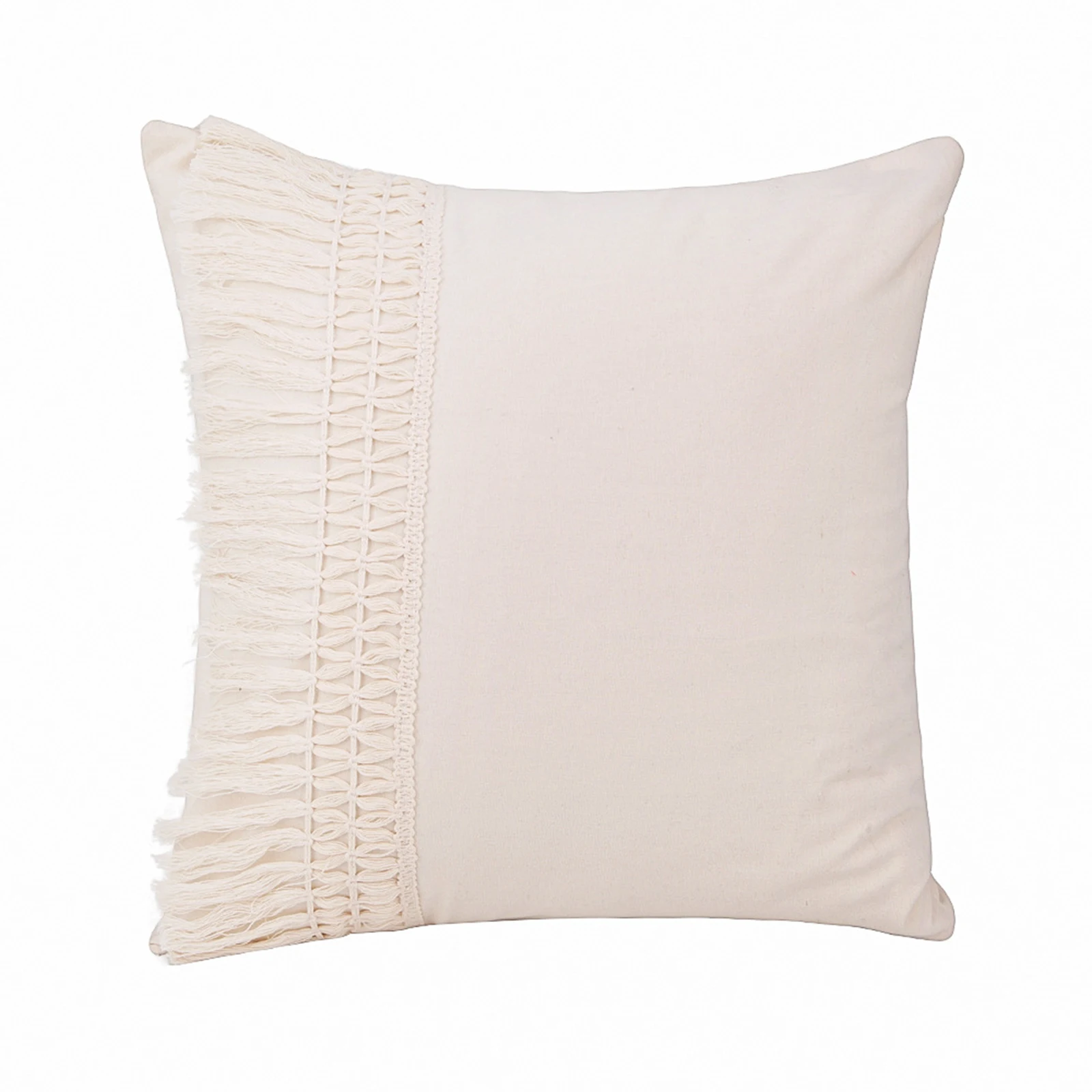 

Throw Pillow Covers Boho Decorative Square Rectangular Cushion Covers with Tassels for Sofa Bed Couch Car