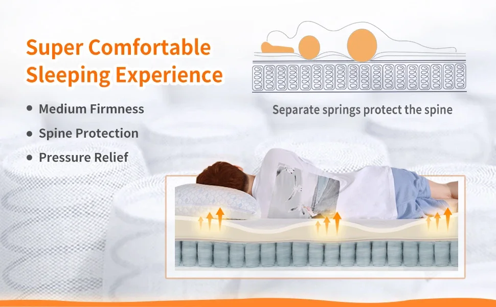 hybrid mattress twin split king adjustable bed