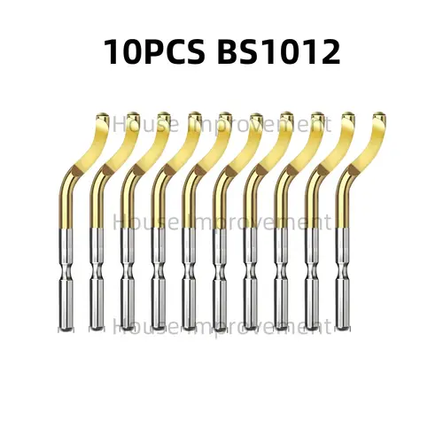 Deburring Tool Set with 11pcs High Speed Steel Swivel Blades Burr Removal Tool for Metal Resin PVC Pipes Copper Plastic Aluminum - Image 20