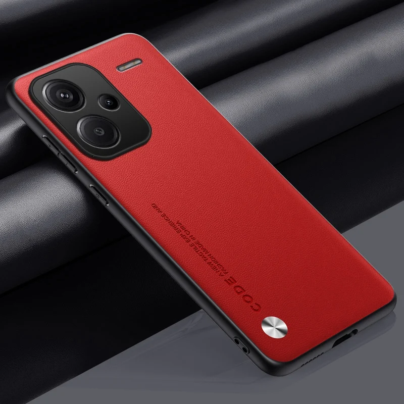 Luxurious PU Leather Silicone Phone Case - Full Protection Back Cover