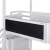 Creative Kids Mini Loft Bed with Storage Stairs & Play Area House Bunk Beds 6