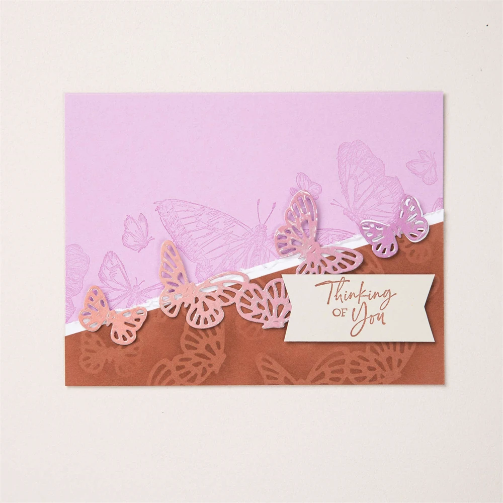 Clear Stamps Clear Rubber Stamps Metal Cutting Dies Clear Silicone Stamp Sketched Butterflies DIY Crafts Card Album Making Scrapbooking Stencil
