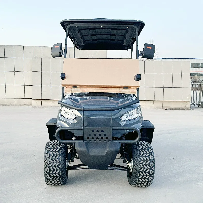 

2024 New 4-Seater Sightseeing Bus Club Car Electric Car Golf Off-Road Vehicle Hunting Car Custom Right-Hand Drive Steering Wheel