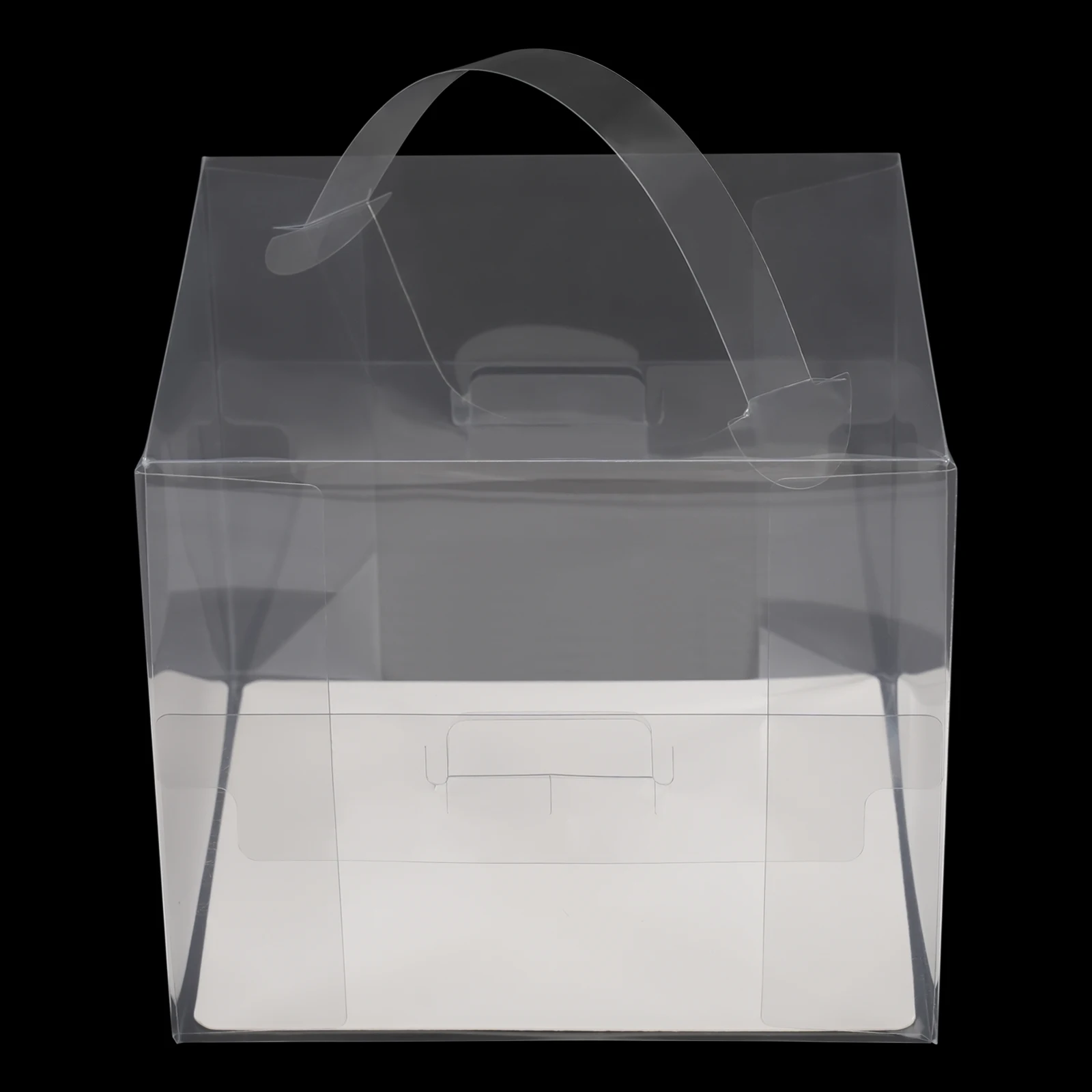 50PCS Clear Cake and Bread Packaging Boxes with Handle, Transparent Dessert Gift Boxes ... - SKU CCBB1759 - UGI Packaging