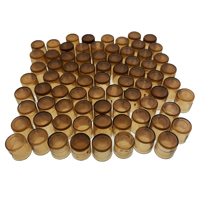 120 Darabos Műanyag Barna Tenyésztő Queen Cellák Szoba Méh Farm Szerszámok Cella Ketrec Csésze Hátsó Mézes Tenyésztés Méhészet Apicultura Kellékek