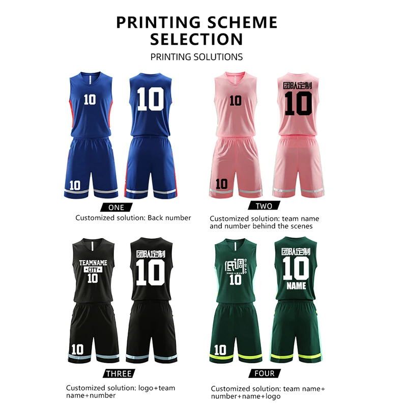 2020 Sublimation Custom Latest Basketball Jersey Blue Pattern Quick-Drying  Vest Training Match Jersey Basketball Suit