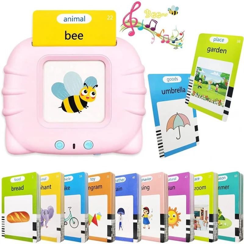 

English pronunciation card machine Literacy card Oral learning Card Machine Kids Educational Toys