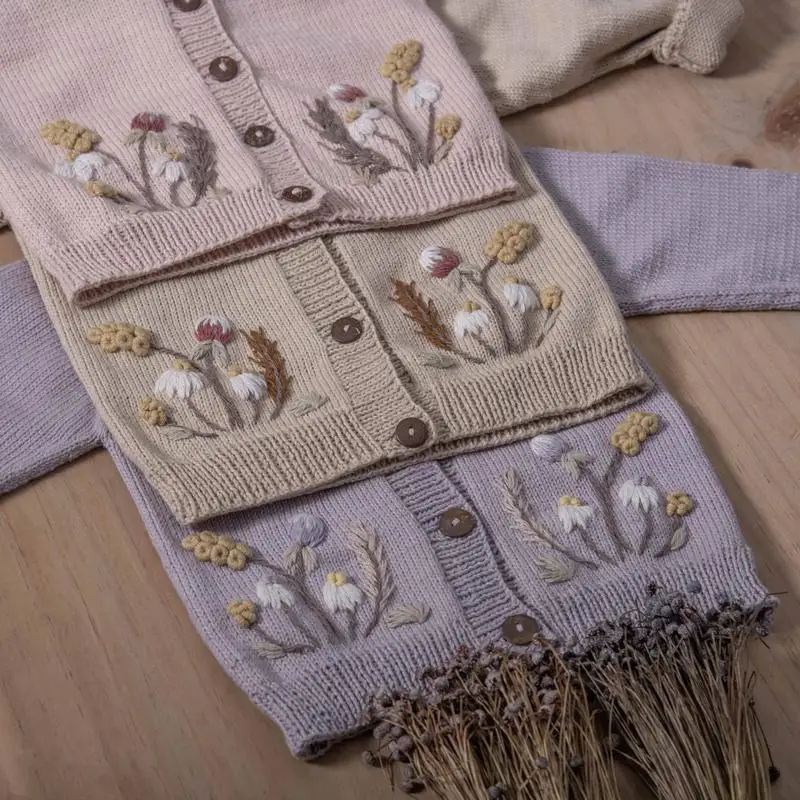 Популярный осенне-зимний вязаный