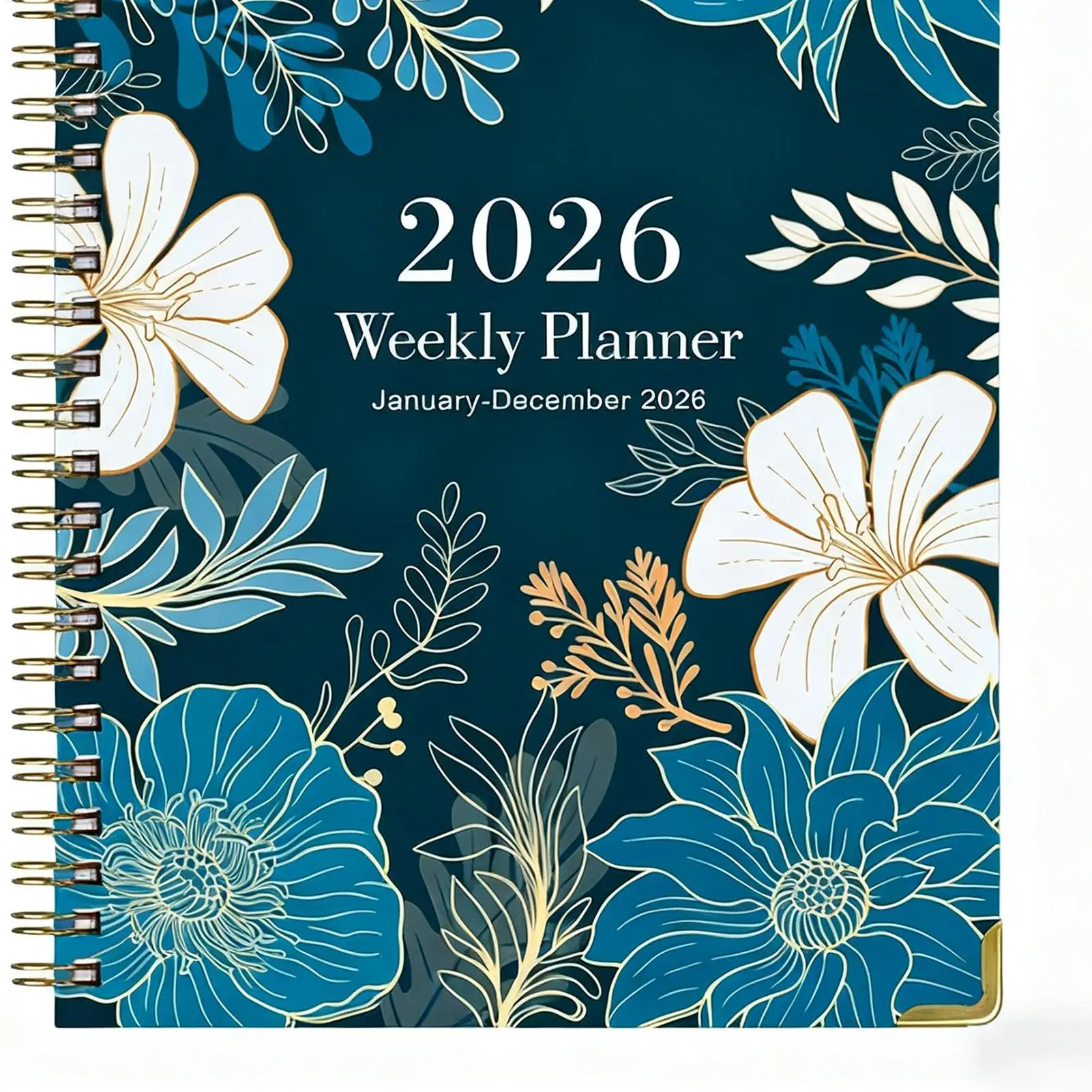2026 Monthly Planner Twin-Wire Binding Notepad Weekly Calendar Planner Book with Tabs for Students Teachers Business Office
