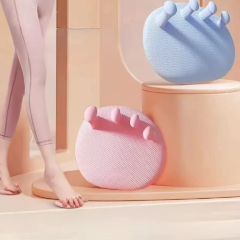 Foot Bow Trainer, Yoga Exercise, Toe Splices, Pink/Blue Valgus Thumb Corrector, Strength Training, Portable Foot Bow Trainer