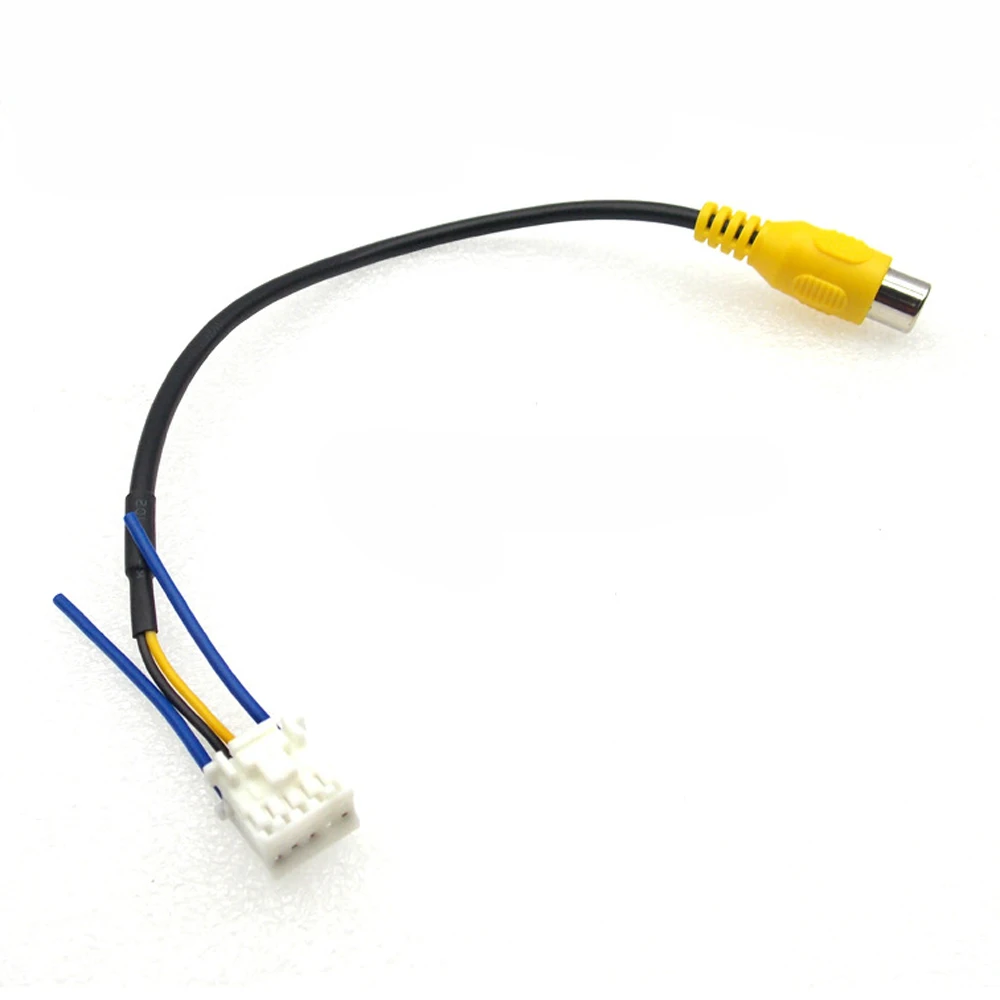 Auto rear view backup camera cable adaptor RCA 10Pin for car stereo radio DVD monitor car interior dash parts 1piece