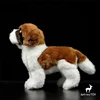 Saint Bernard Dog High Fidelity Anime Cute Plushie Sheep Dog Plush Toys Lifelike Animals Simulation Stuffed Doll Kawai Toy Gifts 3