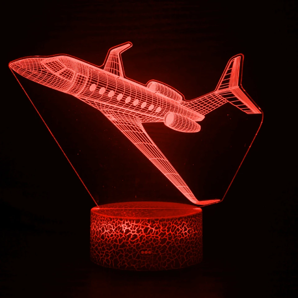 3D Poisson Nuit Lampe 16 Couleurs Changeantes Puissance USB