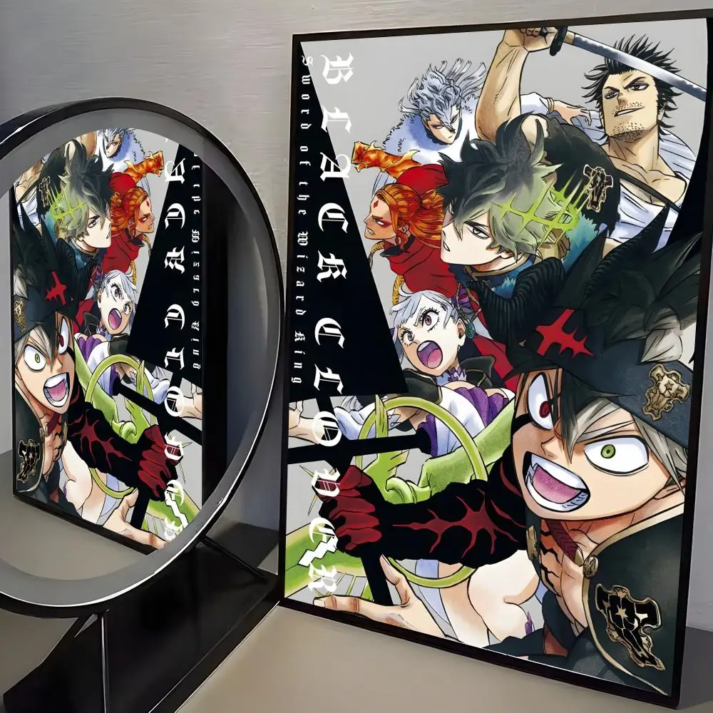 Waterproof HD Anime Art Poster - Self-Adhesive Fade-Resistant Wall Decor