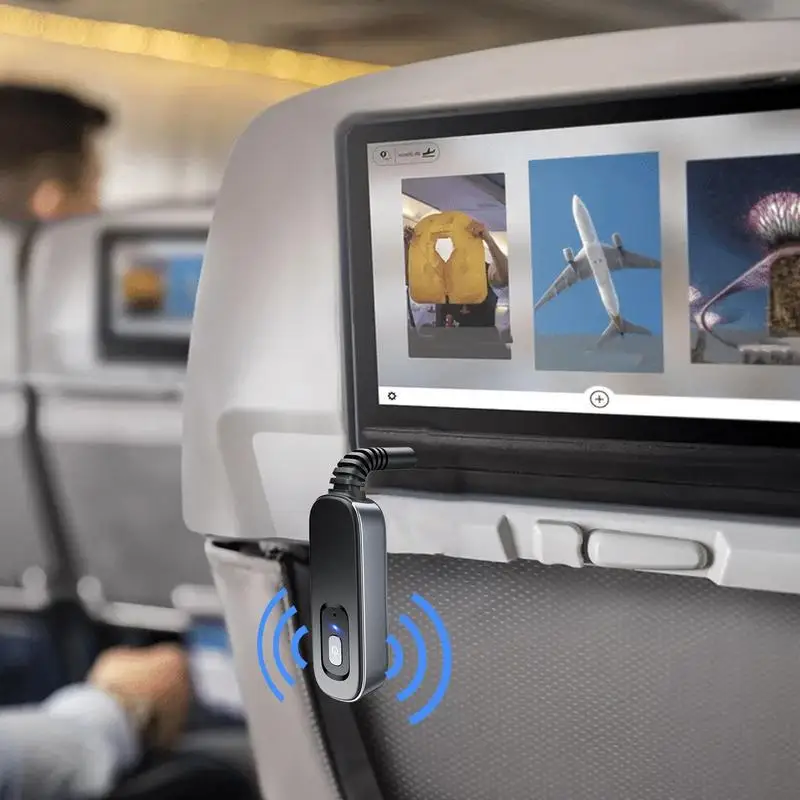 For Refer To Description Audio Receiver For Car 2-In-1 3.5mm Type-C Aux Car Adapter Long Range Audio Adapter Noise Cancelling