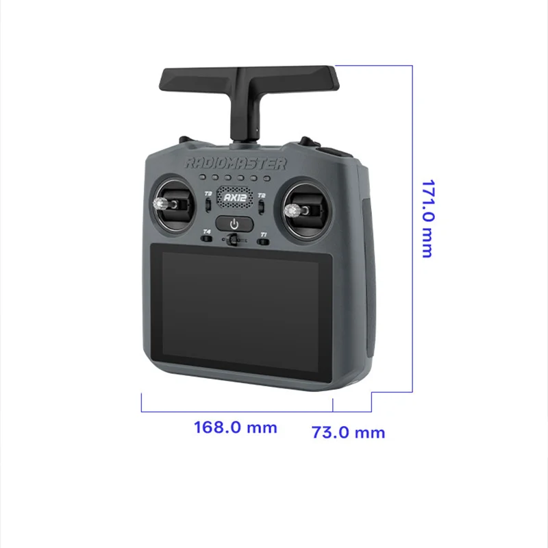 New AX12 RadioMaster RC Transmitter Android9 16CH ELRS Hall X5 5.5 Inch 720P HD Touch Screen 64GB 21700mAh USB-PD Fast Charging thumbnail 4