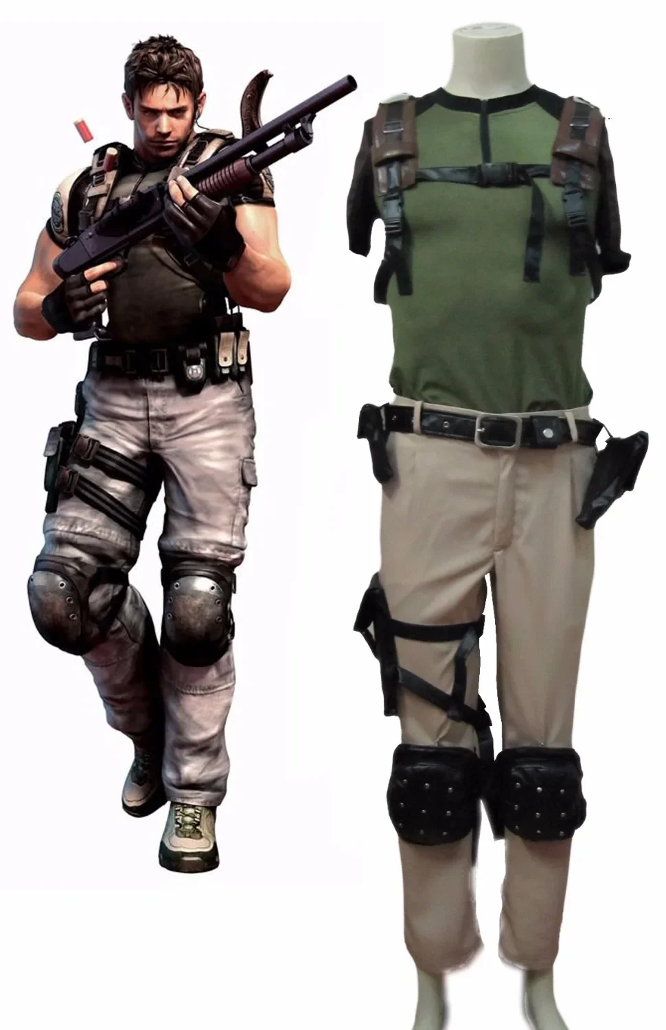 

Classic Chris Cosplay Costume Custom Made Full Set for Men Any Size Can Be Made