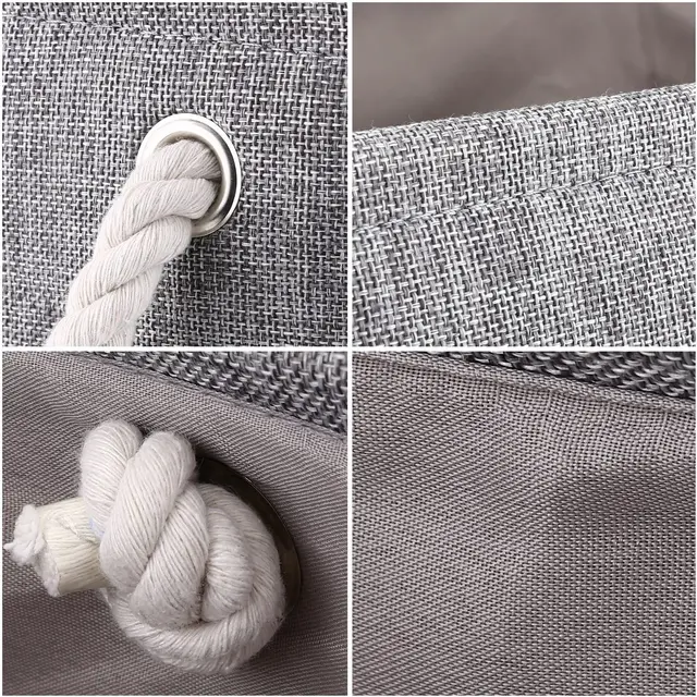 Új Összecsukható Tároló Kosár Vászon Dobozok Szövet Szervező Irodai Hálószoba Szekrények Mosodai - Image 4