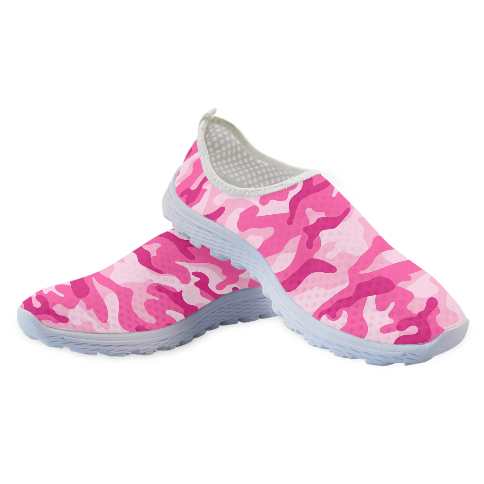 Trendy Pink Textured Print House Shoes Simple Lightweight Breathable Summer Flats Cozy Home Shoes Zapatos Mujer