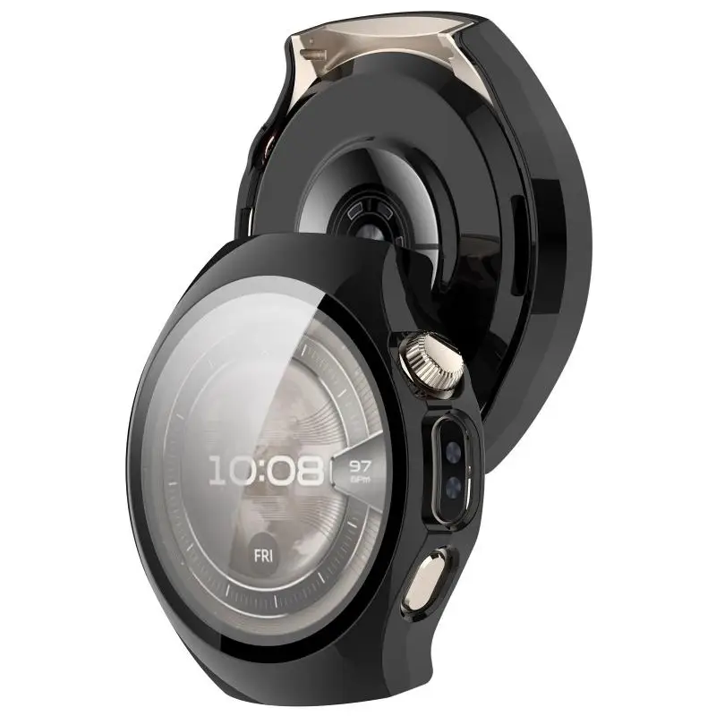 PC + حافظة واقية من الزجاج المقسى لهاتف هواوي Watc...