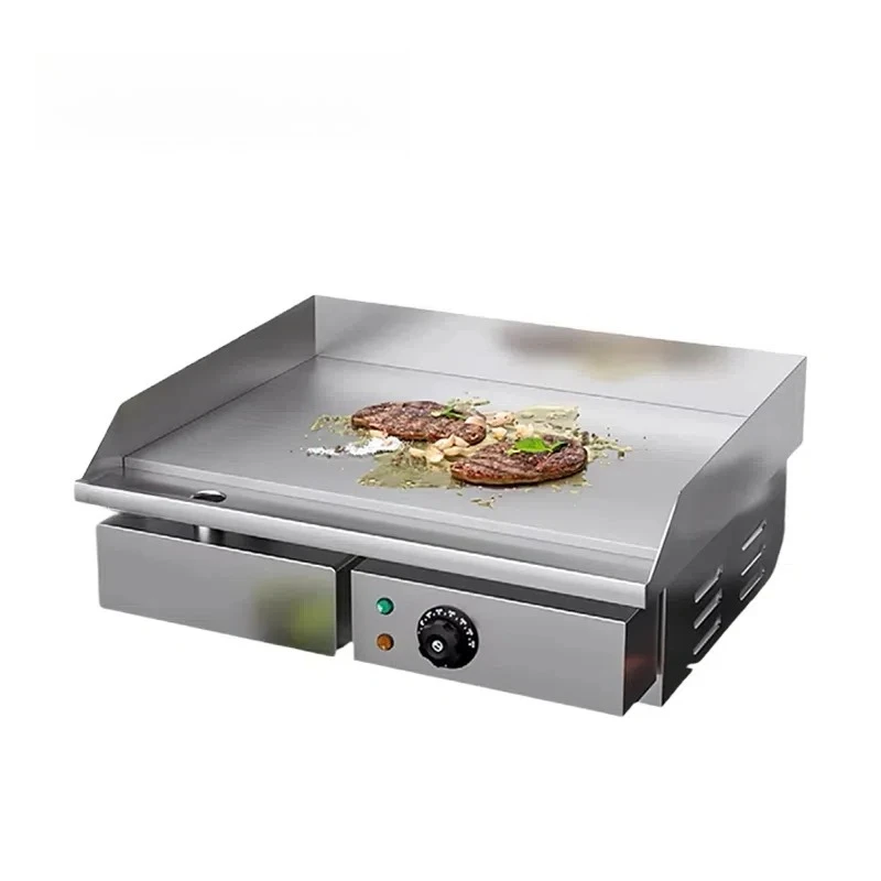 Stainless Steel Power Smokeless Teppanyaki Hamburger Electric Grills Electric Griddles Machine  Indoor for Gastronomy
