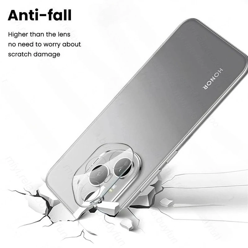 Clear 3D Tempered Glass Curved Camera Lens Protector - 3 Piece Set