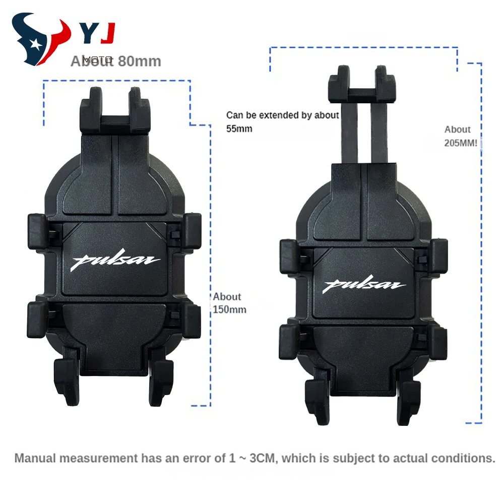 Фото Держатель для телефона на руль мотоцикла, для Bajaj Pulsar N160 N250 Rs/Ns200 Ns160 Ns125 NS RS 150 180 200 220F №5