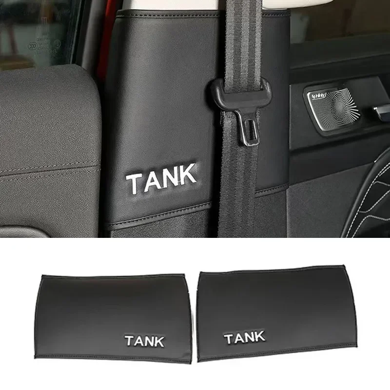 Tank 300 Center Pillar Safety Belt Anti-collision Sticker Interior Modification B Pillar Protective Pad Decoration Accessories