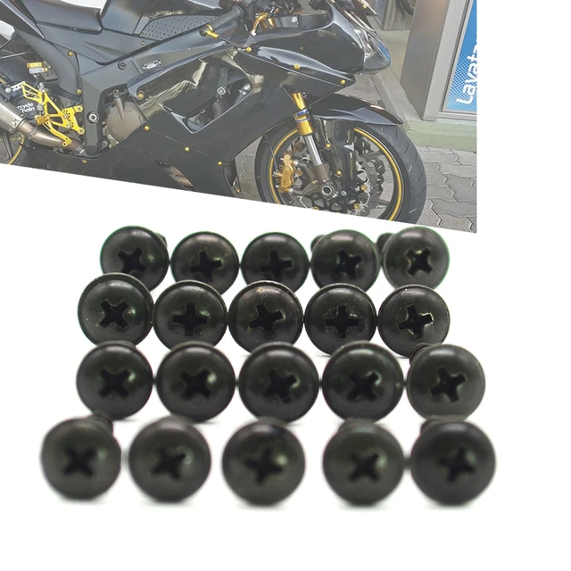 Kit de montage en acier inoxydable pour voitures et motos - 200 pièces, vis  à clip de