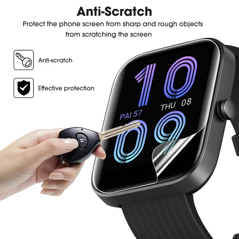 For Amazfit Bip 5 Screen Protector Flexible Soft Protective Film For Huami Amazfit  Bip 3 3 Pro Watch Cover Accessories Not Glass - AliExpress