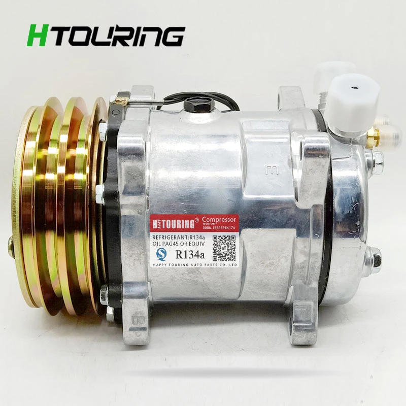 Auto-Air-Conditioner-AC-Compressor-Universal-for-Sanden-508-SD5H14 ...