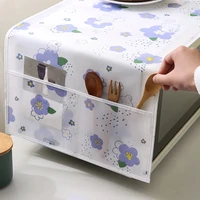 Waterproof Microwave Dust Cover Side Storage Household Print Surface Appliances Oilproof High Quality Environmental Protection 4