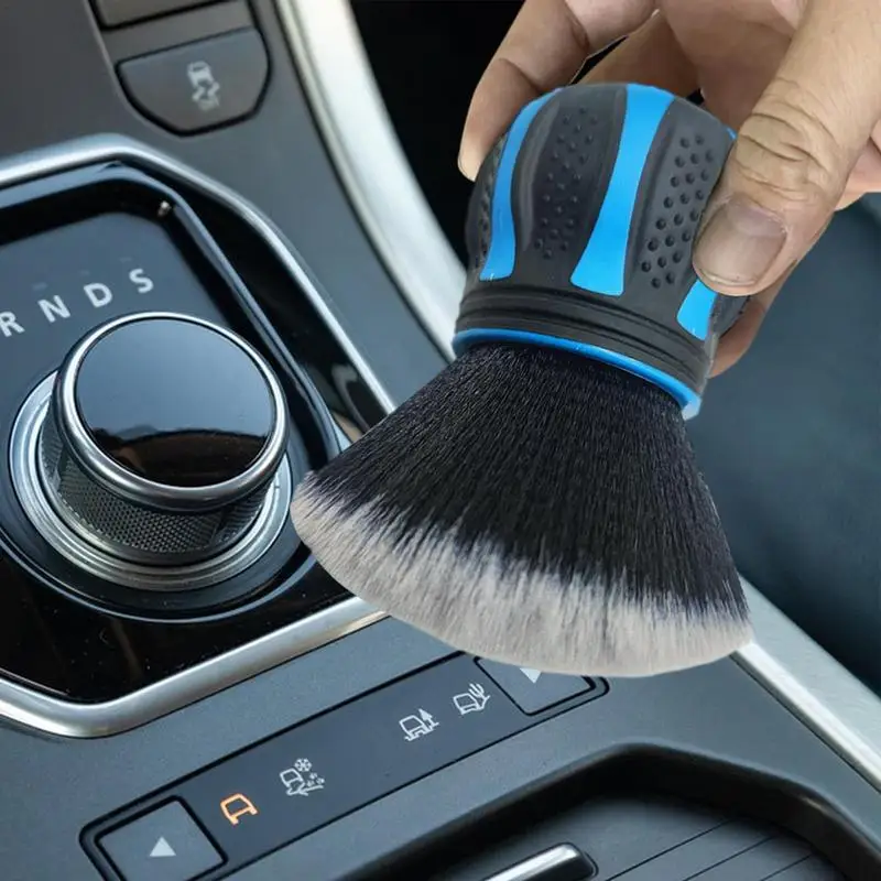 Plumero de aire para detalles de automóviles, limpiador de detalles automático ergonómico para superficies elegantes, cepillo de limpieza para automóviles, recolectores de polvo, diseño curvo