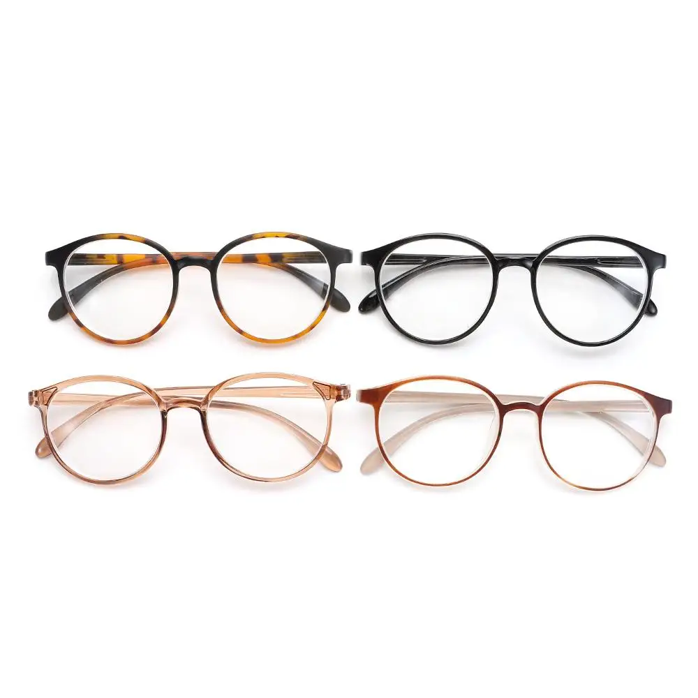 Fashion Myopia Glasses For Women Men Optical Spectacles Vision Care Eyeglasses Round Frame Eyewear - 6