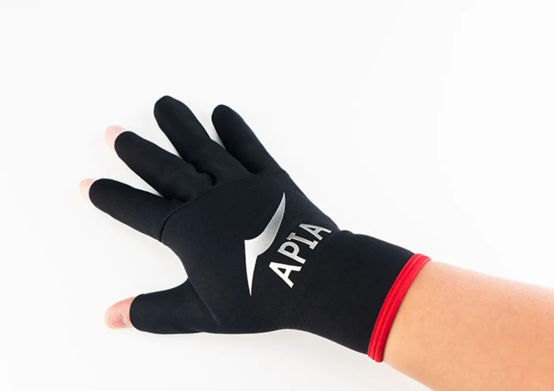 APIA Fishing Gloves for Men Three Fingers Cut Glove Warm Outdoor Gloves Autumn and Winter