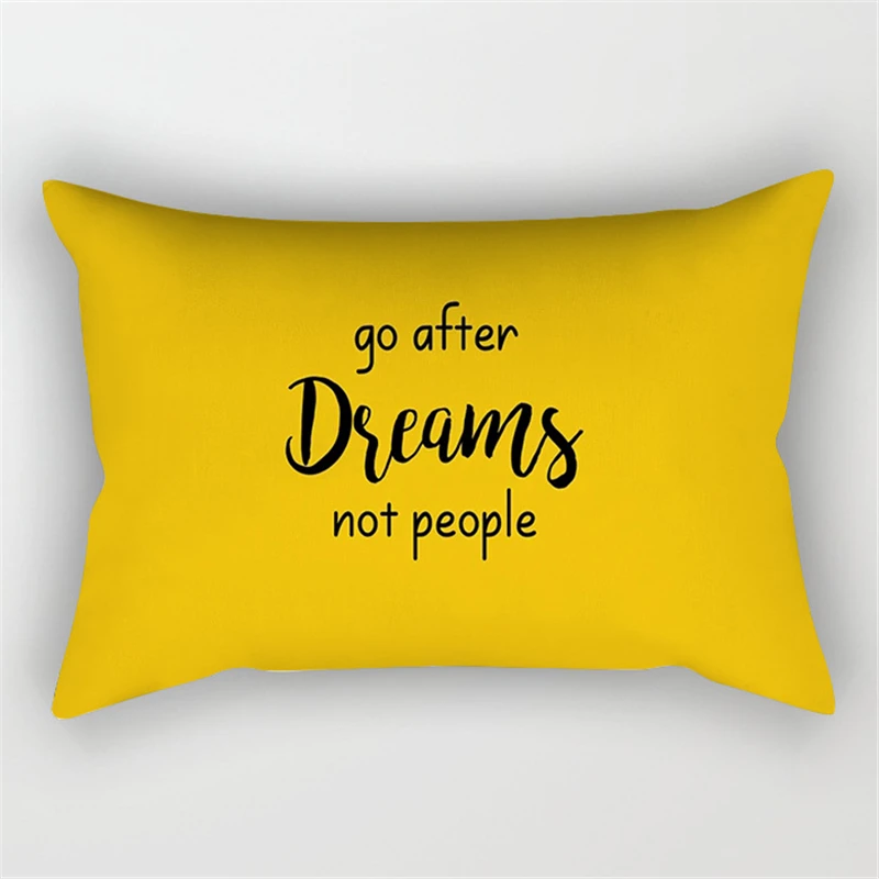 30x50cm Yellow Geometry Pillowcase Decor Sofa Cushion Pillowcover Polyester Pillow Cases for Home Decor Bedding Cushion Cover