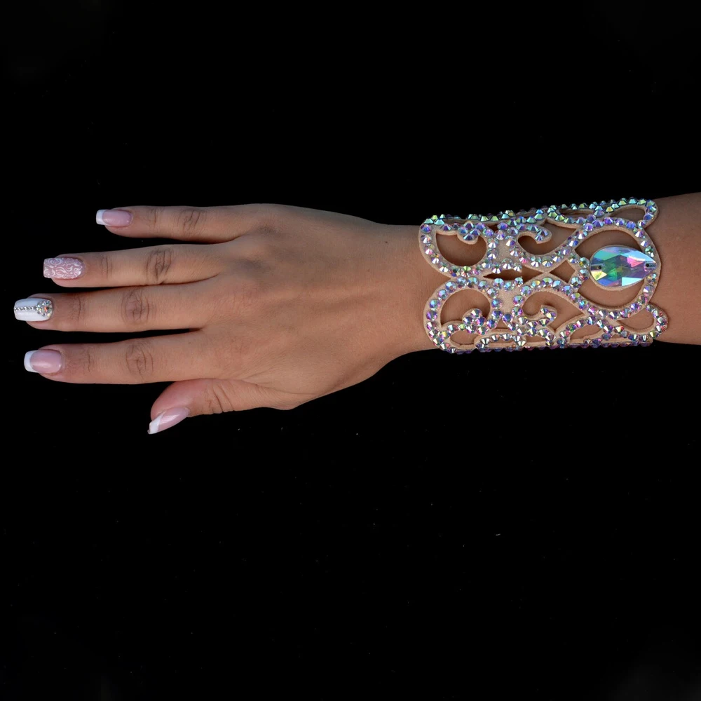 

Полый женский браслет Stonefans, 2024 дюймов, женский браслет с геометрическим рисунком, аксессуары для выпускного вечера
