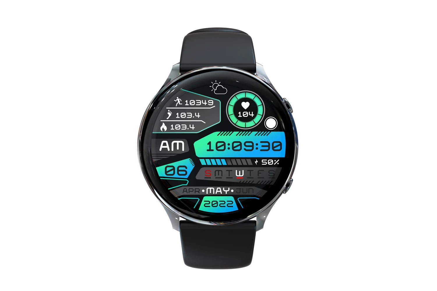 

Heart Rate Blood Pressure Fitness Tracker Sleep Monitor Waterproof Smartwatch Bluetooth Call Multi-Language Touch Screen Watch