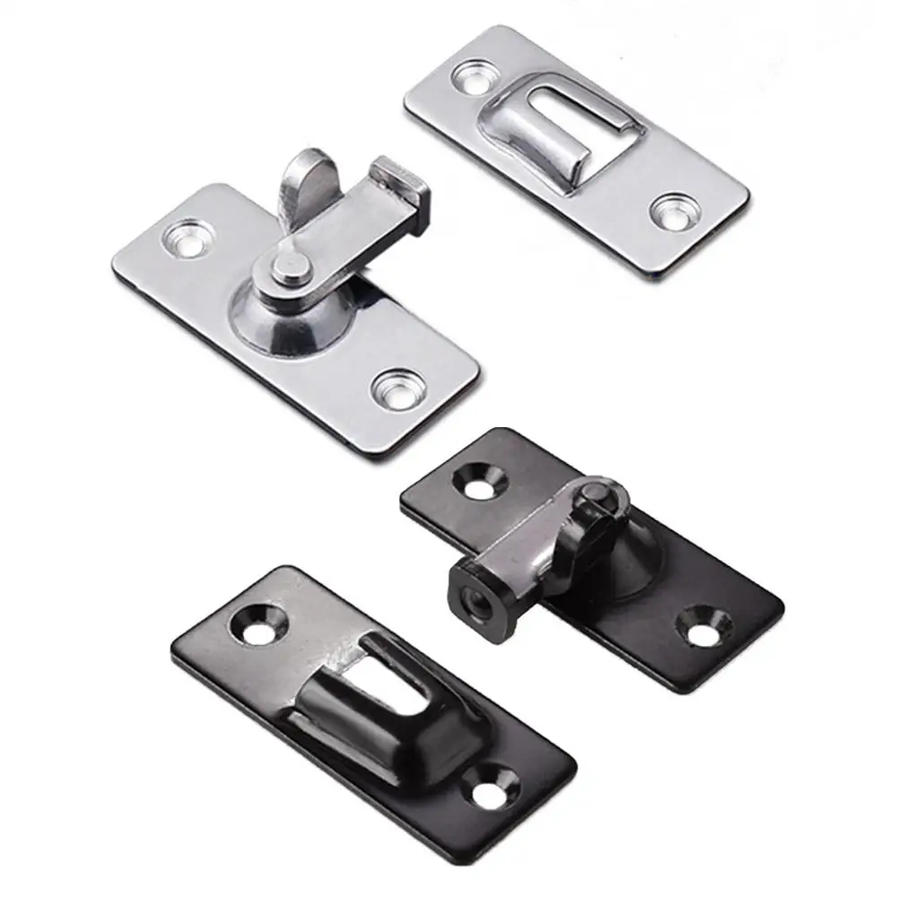 Description Picture 5 of item1pc Door Lock Buckles 90 Degree Buckle Right Angle Hook Lock Bolts Stainless Steel For Sliding Door Casement Sheds Hardware