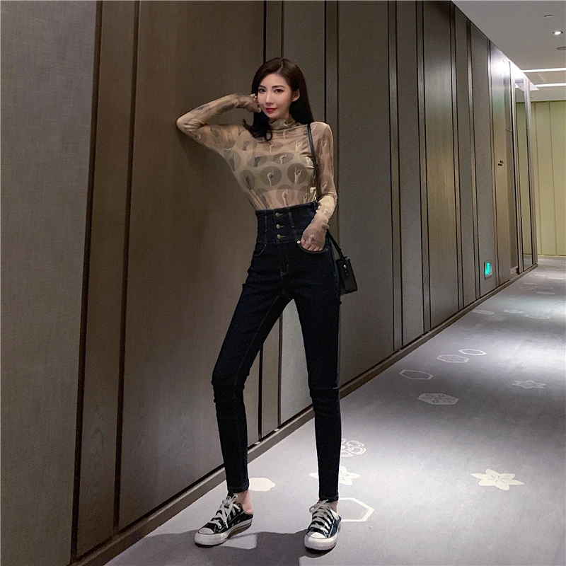 2023 Summer Women Golf Sunscreen with long sleeves and ultra-thin ice silk bottoming shirt and round neck turtleneck top