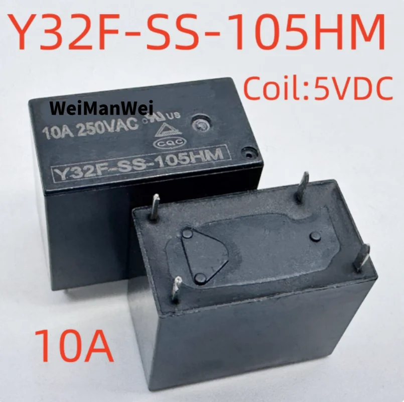 15개 브랜드의 새로운 오리지널 4핀 5A/10A 릴레이 Y32F-Ss-112Dm/105Dm/112Hm 32F-1A