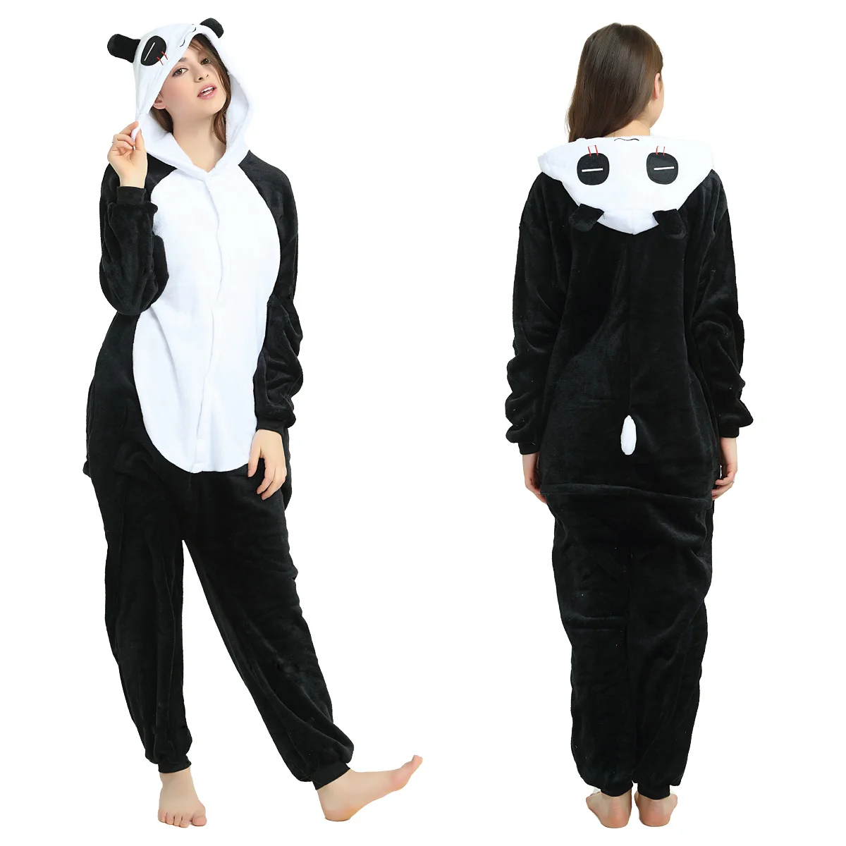 Kigurumi Unicorn One Piece Pajamas Women Winter Overall Flannel Cartoon Cosplay Sleepwear Costume Jumpsuit Animal Onesies Men
