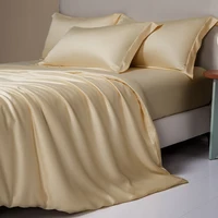 Luxury 4/6pcs Bed Sheet Set 100% Egyptian Cotton Bedding Sets with Fitted Sheet Flat Bedsheet Pillowcase Smooth Wrinkle Free 2