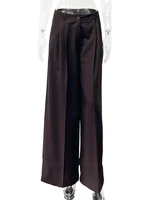 Parc Fee Fashion Loose Coffee Office Women Pants 2025 Casual High Waist Wide Trousers Elegant Full Length Pants Female Clothing - Image 5