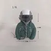 Model aircraft pilot  1/6 Jet pilots with helmet  1/6 Scale RC Airplane Pilot Figure Model 2
