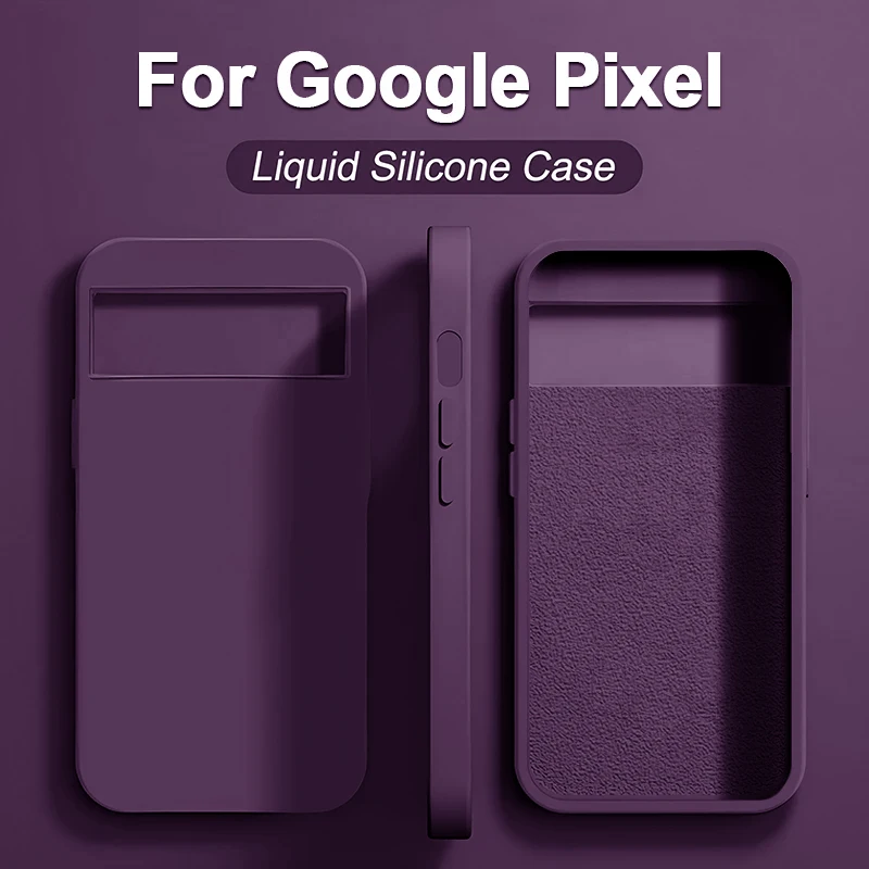 Luxury Upgraded Liquid Silicone Shockproof Phone Case - Soft Back Cover