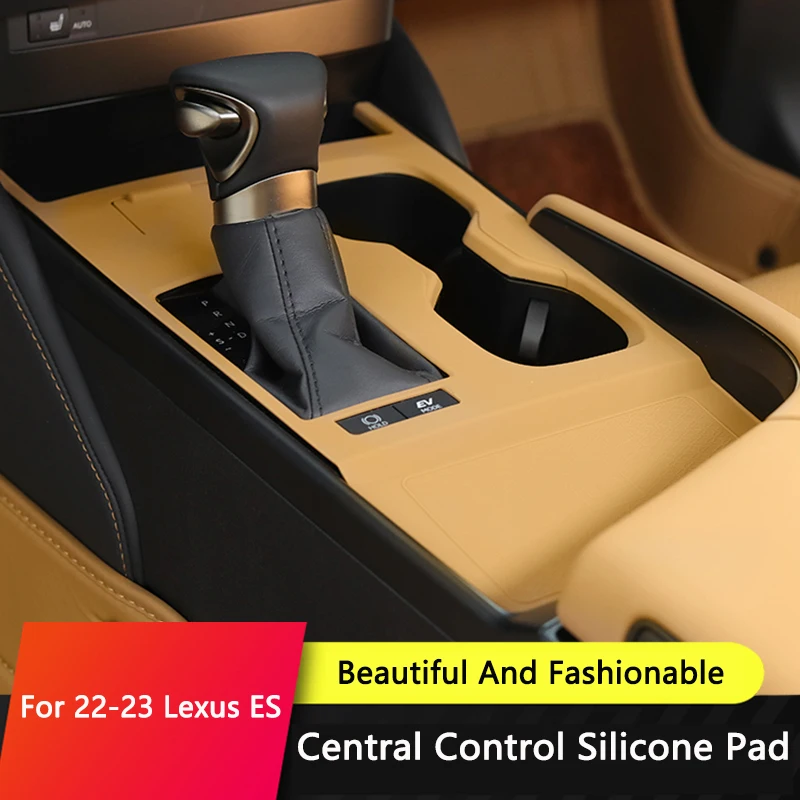 

QHCP Central Control Silicone Cushion Water Cup Holder Anti Protection Cushion Interior Supplies For Lexus 2022-23ES 200 260