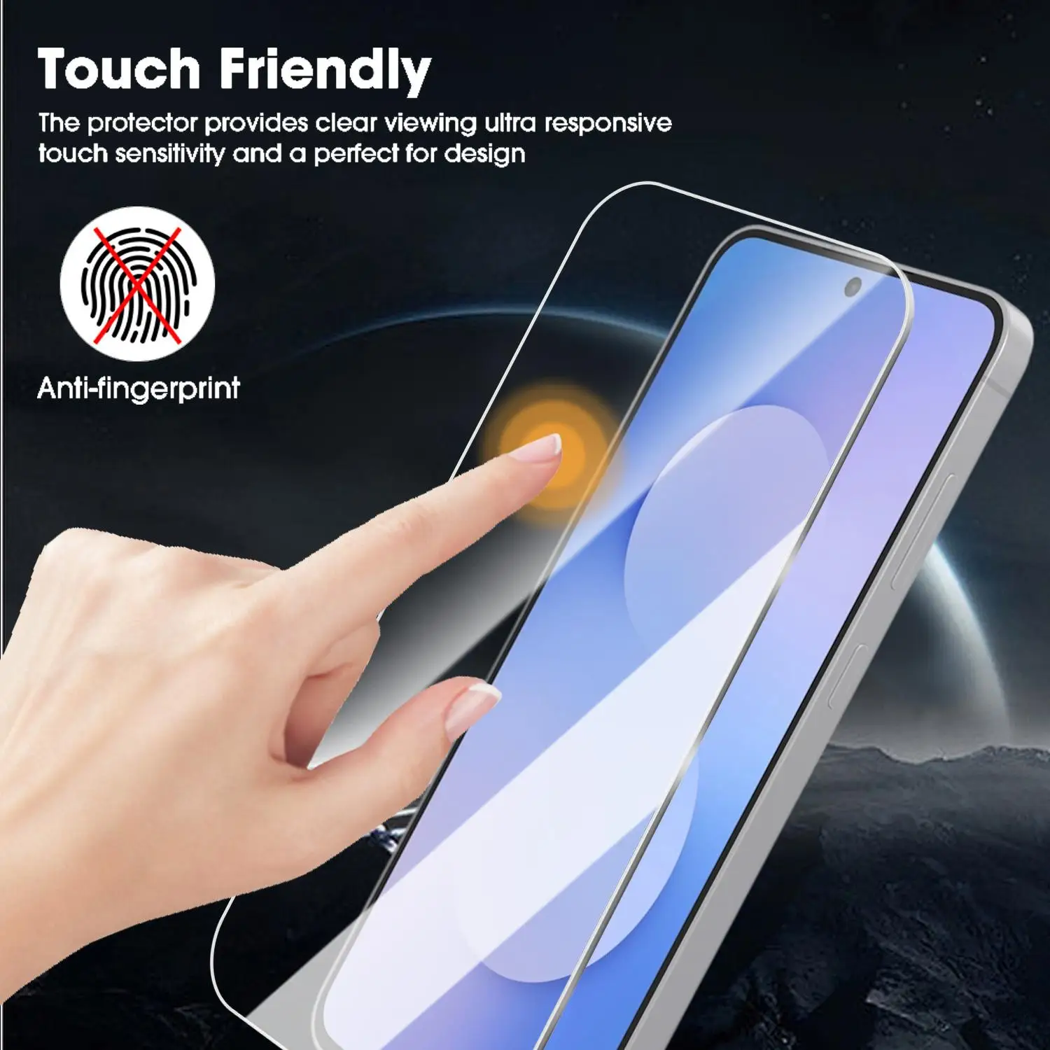 6 IN 1 Fotocamera posteriore e protezioni per schermo per Samsung Galaxy S25 FE 5G Pellicole protettive in vetro temperato trasparente con copertura completa HD - immagine 6