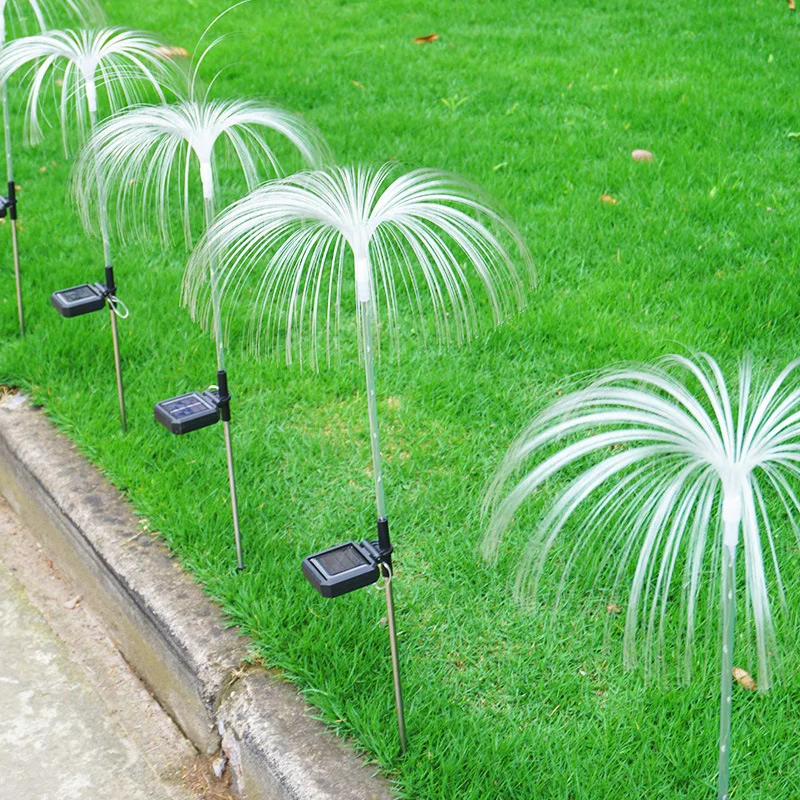 

Solar Lights for Outdoor Garden,Waterproof Fibre Optical Jellyfish Light,Gradient colo Lamp,Lighting for Patio,Lawn,Patio Decor